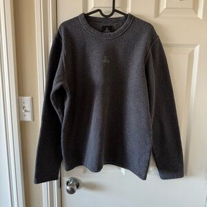 Prana Men's Sherpa Crew Pull Over Sweat Shirt Size Medium